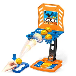 Basketball Shooting Game Toys, 1 Set Bouncing Ball Shot Board Game for Family, Friends, Fun Basketball Sport Toy for Gifts