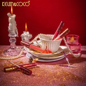 KEVIN & COCO - Pink Flower Matte Liquid Lipstick Set (6 PCS)