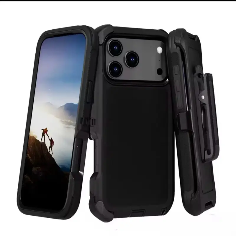 Ultimate Heavy Duty Magnetic Armor Case for iPhone 12–17 Series | Shockproof Kickstand & Camera Protection iphone case