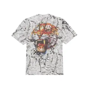Supreme Men's Newspaper S/S Top White, from StockX