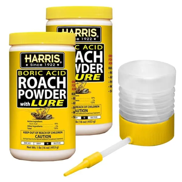 16 oz Boric Acid Roach Powder with Lure and Pro Applicator 2 Pack Great for Tight Spaces US 16 oz Boric Acid Roach Powder with Lure and Pro Applicator 2 Pack Great for Tight Spaces US
