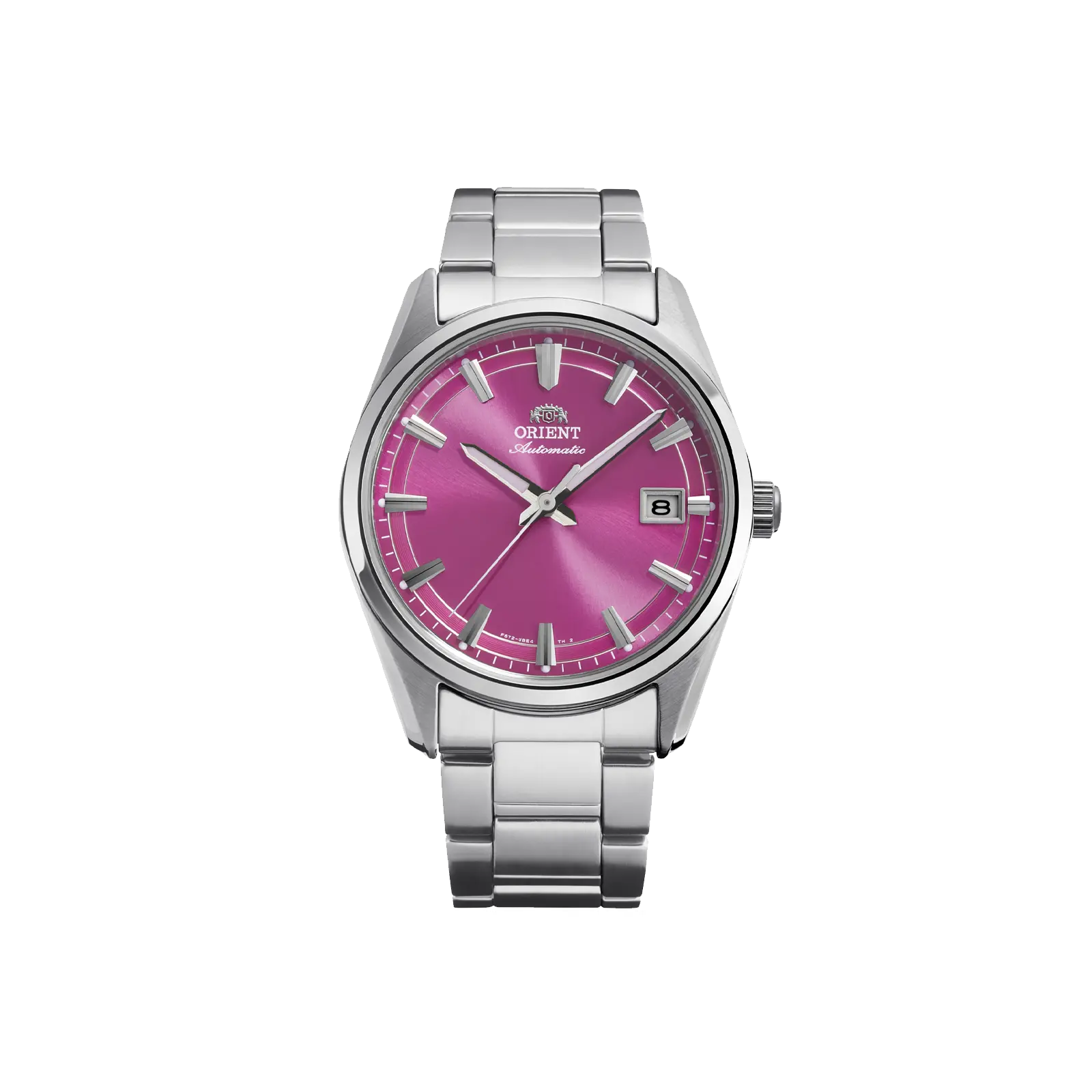 Orient Stretto Date | Contemporary 38.5mm Dress Watch | Sapphire Crystal | Pink Dial, RA-AC0R07P30B