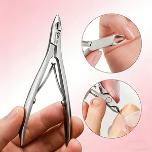 Silvery Dual Spring Nail Clipper Set, Sharp Stainless Steel Cuticle Trimmer for Precise Manicure and Pedicure Care