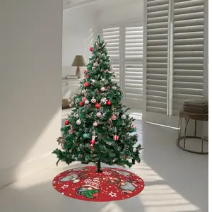 Halloween Tree Skirt - Xmas Tree Mat for Indoor Outdoor - Holiday Party Decor，Tree Skirt, Halloween Tree Skirt , Xmas Tree Mat