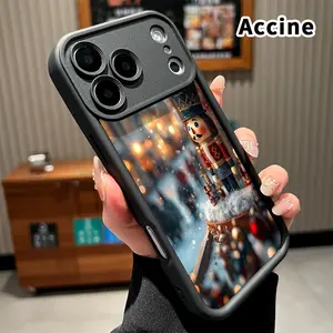 Phone Case for iPhone 17 Pro Max 16 Plus 15 14 13 12 11 Air E Nutcracker Winter Glow Anti-Scratch Shockproof Soft Silicone Protective Cover