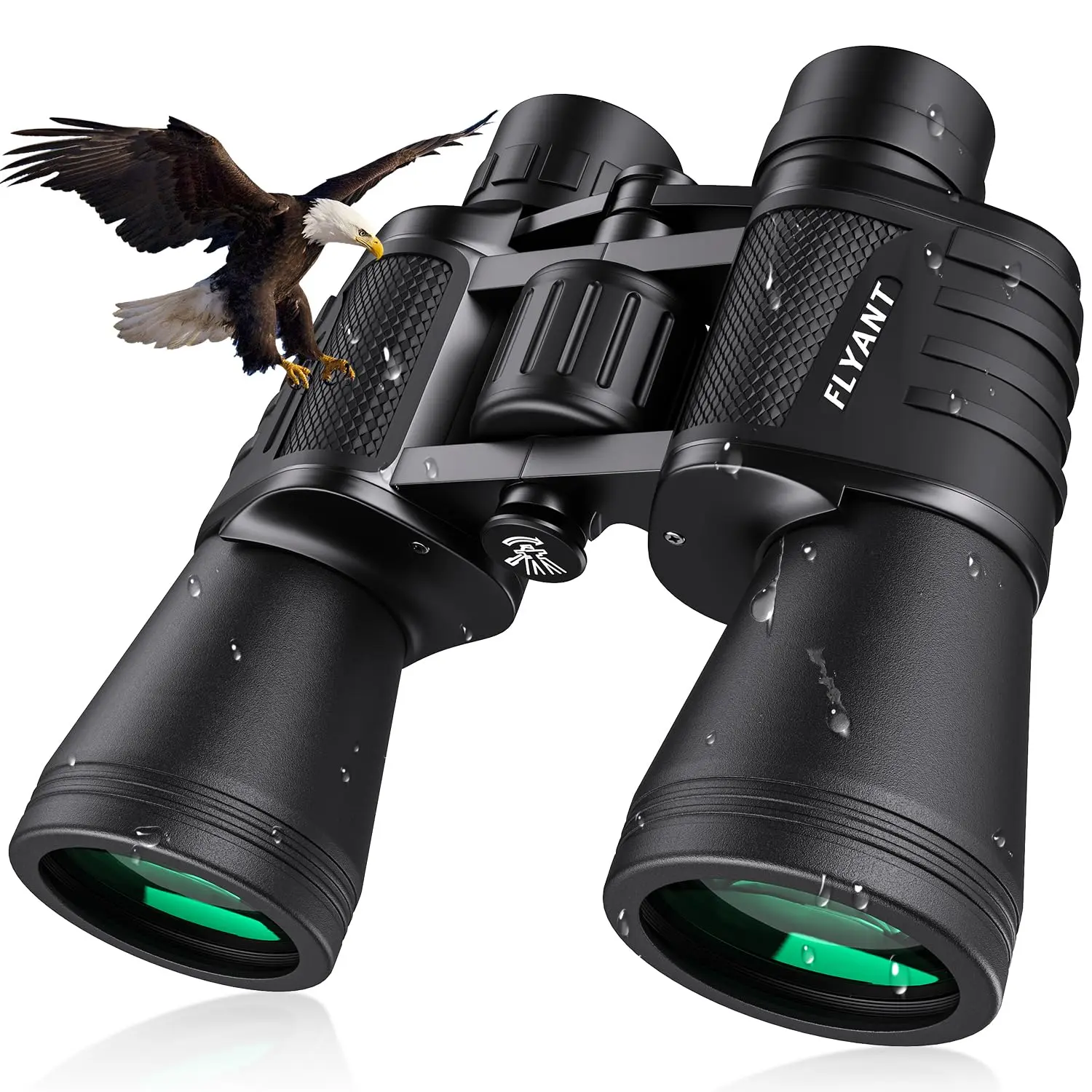 20x50 High Powered Binoculars for Adults, Waterproof FMC BAK4 HD Outdoor Binoculars with Low Light Vision for Bird Watching Hunting Travel Stargazing