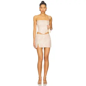 MORE TO COME Doer Skirt Set in Pink