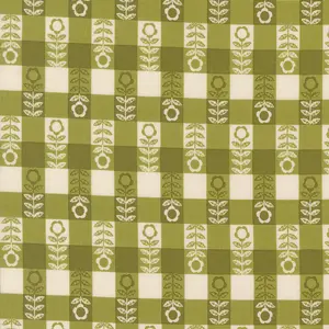 The Henhouse | Flower | Plaid Checks & Plaids Gingham | Grass | 48436 15