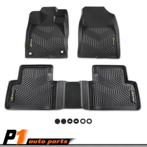 TPE Car Floor Mats  FIT FOR   16-20 Honda Insight Civic TPE All-Weather Protection  Waterproof & Easy Clean Rubber Liners Anti-slip Mats Car Interior Accessory Car Accessories