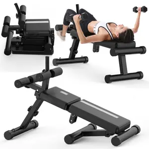 Fitness Accessories-Adjustable/ Foldable Gym Bench/Dumbbell Bench for Home Gym