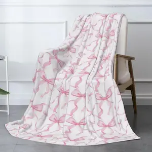Butterfly Pattern Blanket, Soft Throw Blanket, Air-conditioned Room Blanket, Warm Nap Blanket for Home, Office, Travel, Camping
