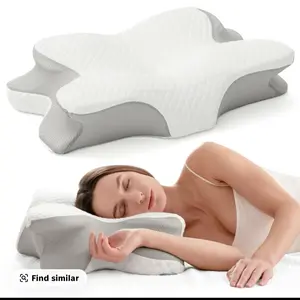 UFIST Cervical Massage Pillow Set - Ergonomic Design with Soft Polyester Fiber Filling & Detachable Knitted Fabric Pillowcase for Comfortable Sleep and Neck Health Support