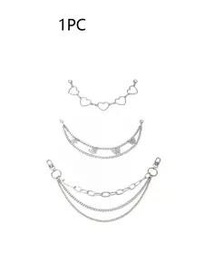 Double-layer bag chain handbag decoration chain, butterfly keychain pendant, gift bag jewelry chain, metal shoulder bag accessories handbag versatile jewelry chain crossbody bag metal bag chain, Fashion Bag Charms