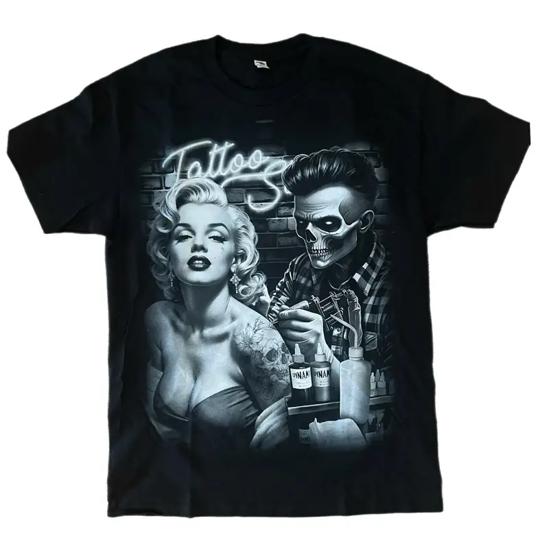 Marylin Monroe Tattoo Men T Shirt Marylin Monroe Tattoo Men T Shirt