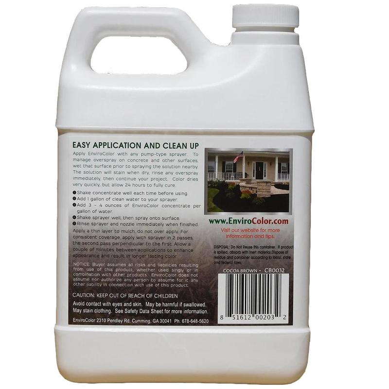 Cocoa Brown Mulch Dye | 2,400 SQ. FT 32 OZ