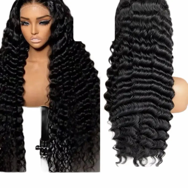 Deep wave wigs