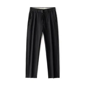 Elite Men’s Summer Lightweight Outdoor Straight-Leg Casual Pants — Business-Style Loose Fit with Drapey Fabric, Versatile Solid Color, Minimalist Retro Style, Everyday Wear, Semi-Elastic Waistband, Breathable Tapered Cut fathersdaygift