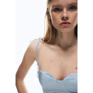 H&M Satin bustier top