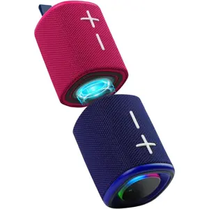 2 in 1 Magnetic Split Bluetooth Speaker, Color Blocking Waterproof Dual Splittable Portable Wireless Speaker 20W Loud Stereo Sound, Bluetooth V5.3, 24H Playtime, True Wireless Stereo for Outdoor