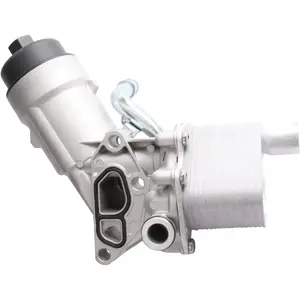 Engine Oil Cooler Filter Housing Assembly Adapter Kit with Gaskets Cap Filter Insert Compatible with 2011-2018 1.4L Turbo Chevrolet Cruze Sonic Trax Buick Encore OE55566784650039 88179-91400