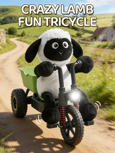 Crazy Little Lamb, Cute Remote-Controlled Tricycle, Joy All the Way