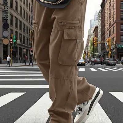 Styling Khaki Cargo Pants Men Khaki Pants Men's Summer