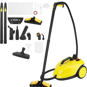 Heavy-Duty Steam Cleaner with Large Tank, 18Accessories, Multi-Purpose Steamer for Floors, Grout, Upholstery, Car Detailing, High-Heat Steamer, and Kitchen Deep Cleaning（1800W）