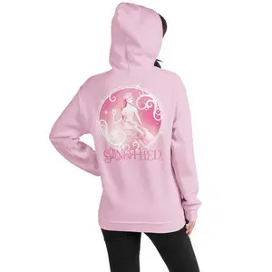 Wicked Glinda Portrait 3D Hoodie, Good Witch Musical Cosplay Pullover, Trendy Broadway Fan Sweatshirt, Pink Halloween Streetwear Apparel