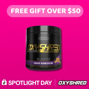 SPOTLIGHT x OxyShred Hardcore | 40 Serves | High-Stim Pre-Workout Energy & Focus | Intense Performance Routine | Zero Sugar