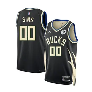 Jordan 2022 Statement Edition Jericho Sims Milwaukee Bucks Swingman Jersey