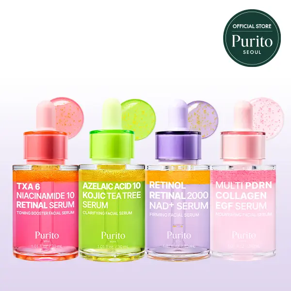 [Purito Official] [TikTok Shop Exclusive] Hero Serum Mix & Match Set (2/3/4 PCS) | Korean Skincare