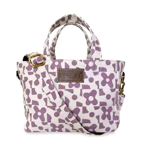 Mini Tote - Nolita,  Compact, stylish, and versatile! Made from eco-friendly materials, it features sturdy handles, a zipper closure, and a removable strap. Perfectly sized for essentials—great for errands, travel, and everyday adventures!