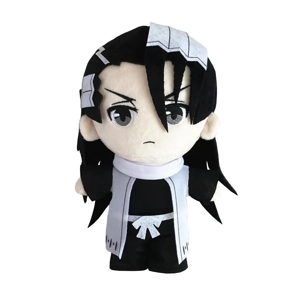 Anime Plush Doll Aizen Sousuke Zaraki Kenpachi Plushie Kuchiki Byakuya Kurosaki ichigo Plush Toy Cosplay Soft Stuffed Pillow Gif