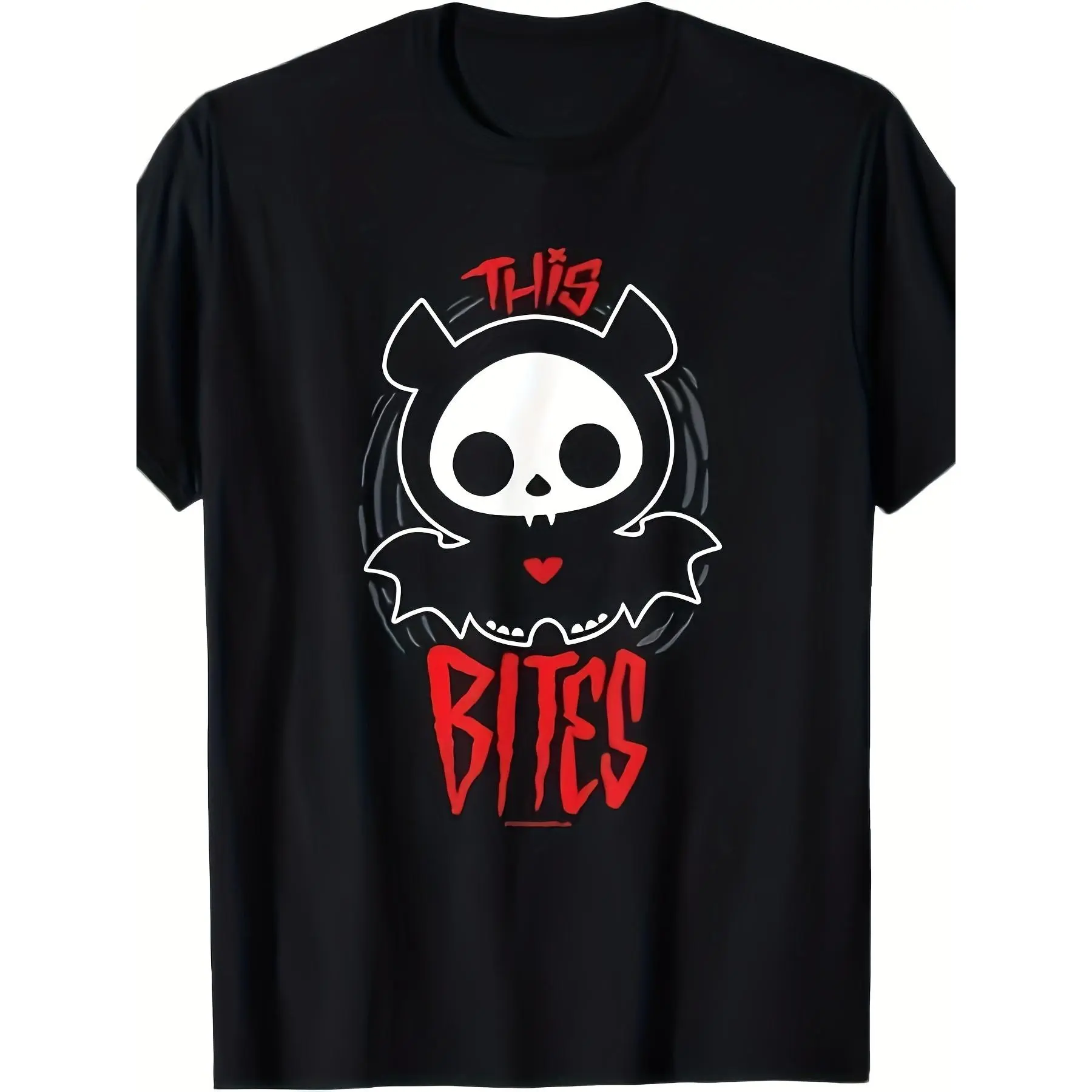 Skelanimals Diego Bat This Bites Red Halloween Spooky Logo T-Shirt220g y2k  outfits  men time  tee  shirt  backwards demon slayer  merch double print oversize lightweight acid valentine gift cadena  mr  stiven Y2K graphic tee Oversized Vintage