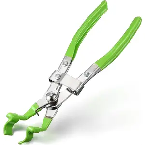 Spark Plug Pliers, Spark Plug Plier Boot Removal Tool, 45°Offset Plier Tool Spark Plug Remover, Remove Broken Spark Plug and Hard to Reach Spark Boots Wheel Hub Cleaning Kit with Adapter Adjustable Crankshaft Pulley Slim Under Seat Powered Subwoofer