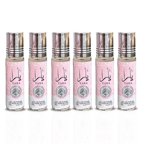 YARA Roll On Perfume Oil CPO  10ML (0.34 OZ) By Ard Al Zaafaran | Captivating Aroma for the Modern Women. (PACK OF 6)