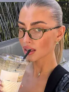 Unisex High-Quality Cat Eye Glasses, Anti-Blue Light PC Frame, Boho Style, Lightweight & Durable, Perfect for Work & Daily Use, Daily Wear