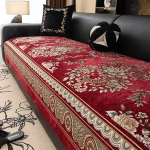 Bohemian Casual Sofa Cover, Fashion Couch Protector, Floral Design, Non-Slip, Scratch-Resistant, Pet Friendly, All Seasons Use, Dustproof Sofa Slipcover, Washable Sofa Protector, Decorative Sofa Cover