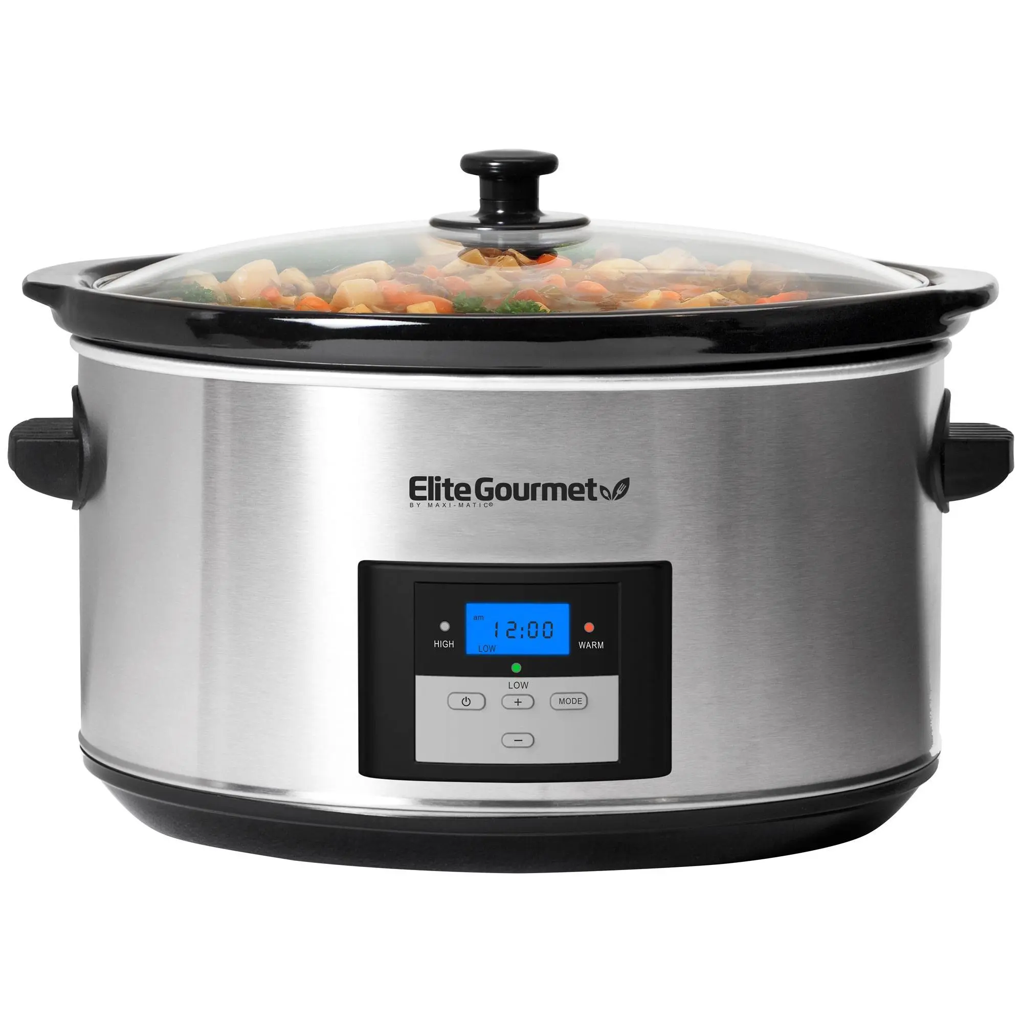 Elite Gourmet 8.5-qt Stainless Steel Digital Sow Cooker Elite Gourmet 8.5-qt Stainless Steel Digital Sow Cooker
