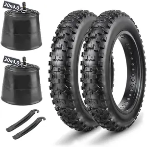 Ebike  Tire: 20x4.0/26x4.0 Inch E- Mountain Bicycle Tire Replacement,High-Performance and -Terrain Folding Electric MTB Tire with Offroad or Trail Riding