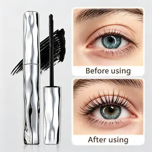 Upgraded Steel Tube Eyelash Primer, Tubing Mascara,Waterproof Long-Lasting 3D Curling Eyelash Iron with No Flaking, Sweat-Proof, Lengthening