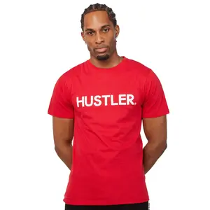HUSTLER Classic Logo Crew Neck Tee