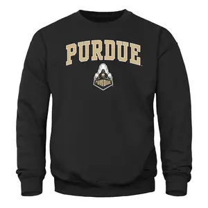 Purdue University Spirit Sweatshirt (Black)