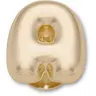 Crocs Jibbitz Gold Bubble Letter Shoe Charms, Personalize Shoes, Totes, and Bags