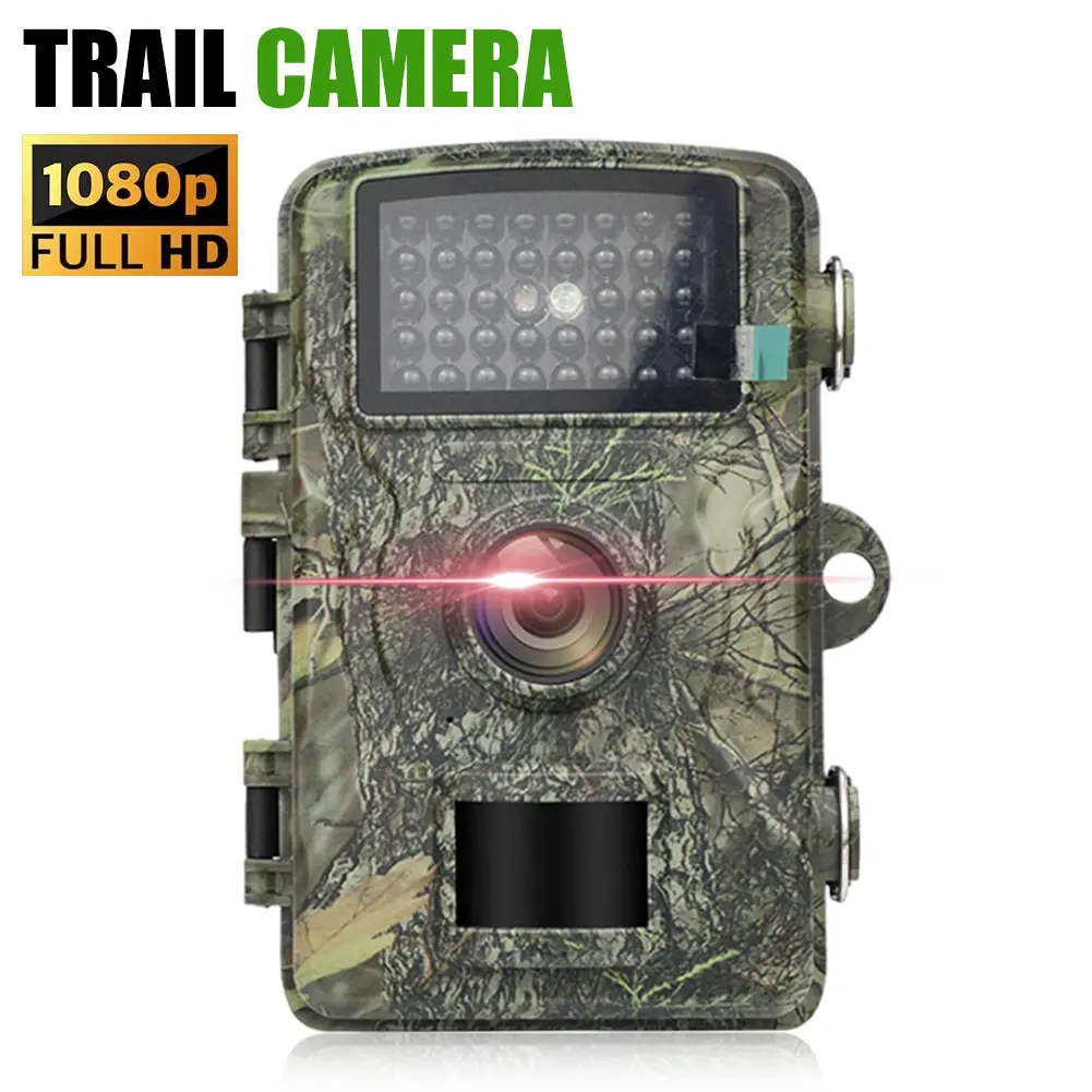 1080P HD Wildlife Tracking Camera, Professional Outdoor Animal Tracking Camera For Wildlife Monitoring Camouflage, Night Animal Observation, Yard Monitoring, Includes 32g SD Card (Requires Purchasing 4-8 AA Batteries Separately).