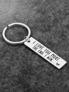 "I Love You" Keychain, Perfect Anniversary Gift, Couple Wedding Present, Valentine's Day Gift, Romantic Gift Option, Romantic Touch