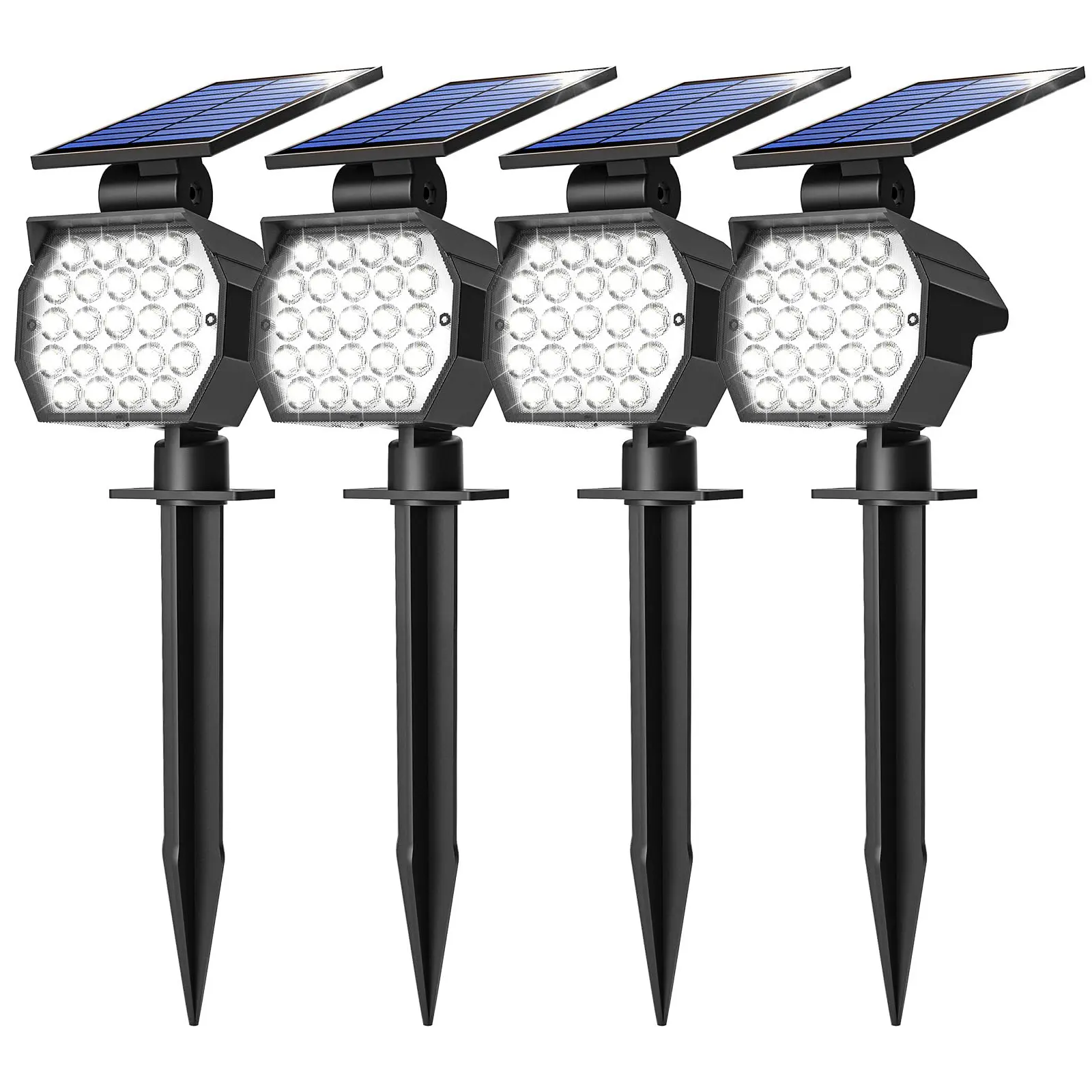 23 LED Solar Spotlights Outdoor Garden Lights Waterproof Ip66 Light 4/6 Pack for Patio Driveway Pool Camping