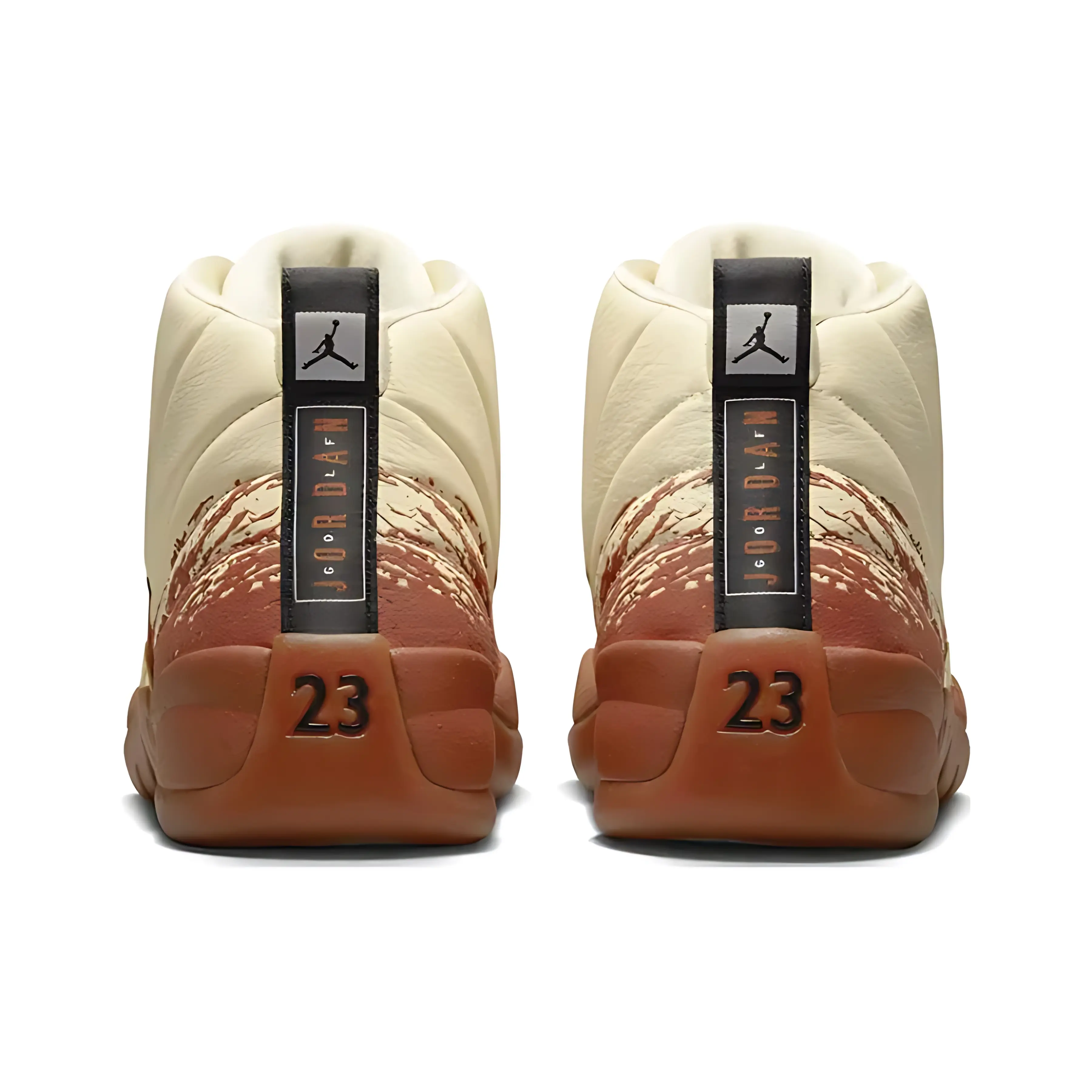 Soft Leather High Top Basketball Sneakers, Cream Brown Tone | Unisex Daily Casual Footwear | Brand New Sealed with Original Shoe Box | Outdoor Sports Training Street Style Shoes