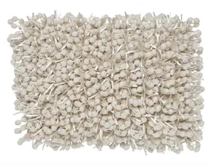 Small Pom Pom Pillow - Ivory