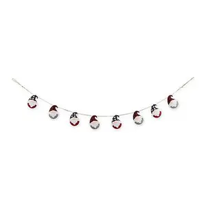 Design Imports Gnome Santa Garland
